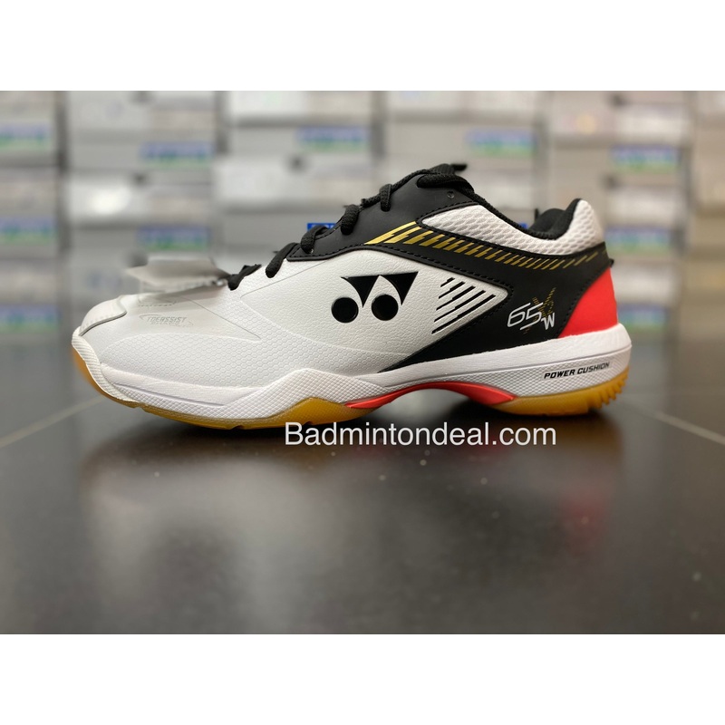 YONEX Power Cushion 65 X 2 Wide Badminton Shoes (White / Black)