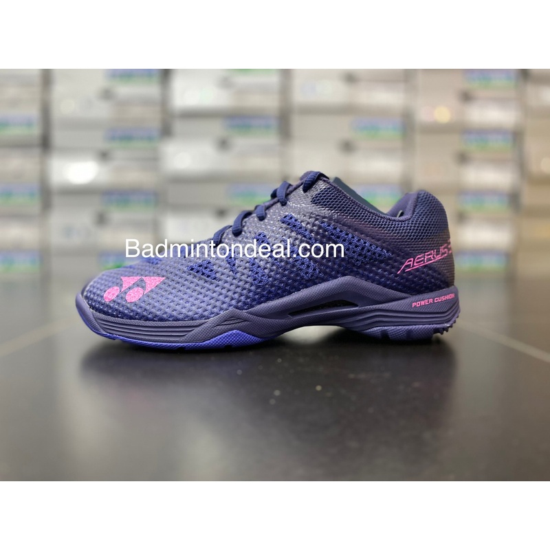 YONEX Power Cushion Aerus 3 Ladies Badminton Shoes (Navy Blue)