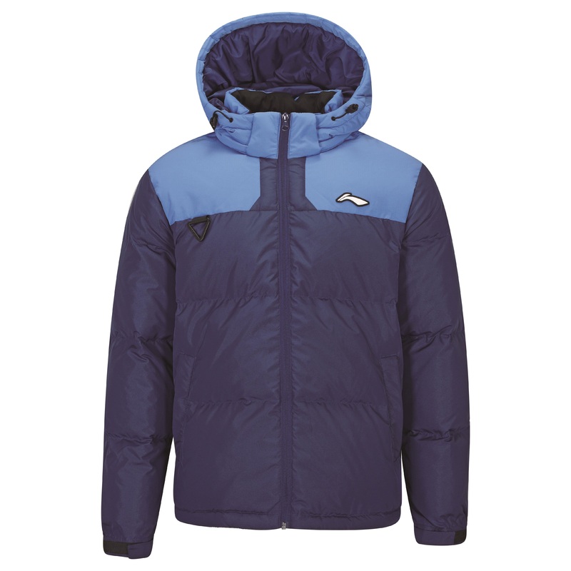 Herren Outdoor Daunenjacke dunkelblau mit Kapuze- AYMS213-2