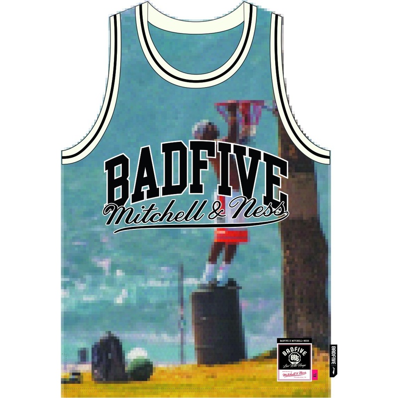 Unisex Basketball-Competition Top Live with Hoops Badfive bunt – AAYT041-1