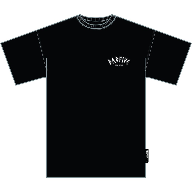 Unisex Basketball T-Shirt BADFIVE Anti-Warrior schwarz – AHST289-2