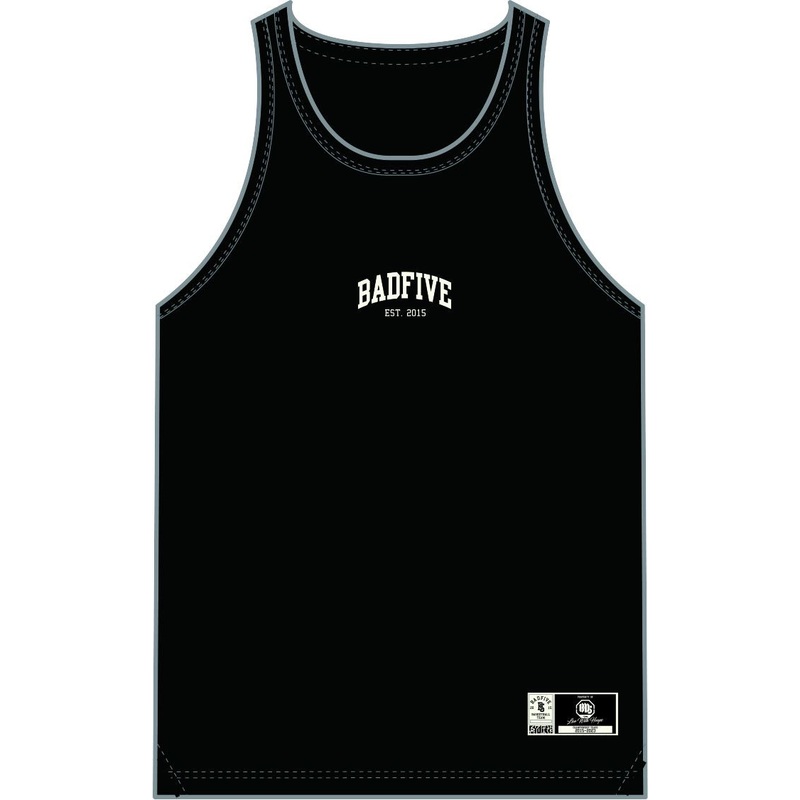 Unisex Basketball-Training Top Uni-Classic No Warrior Badfive schwarz – AVST031-1