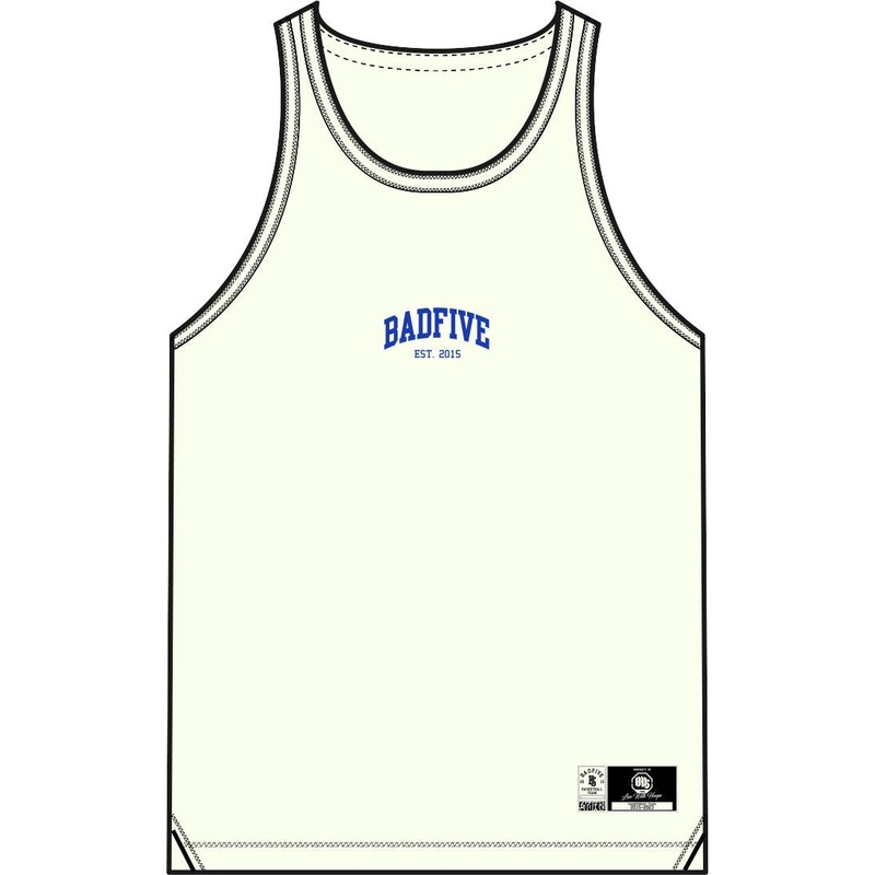 Unisex Basketball-Training Top Uni-Classic No Warrior Badfive wei – AVST031-10