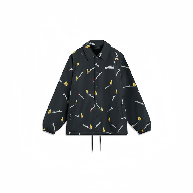 Unisex Skateboard Casual Windbreaker Skateboards LTD schwarz – AFDT699-2