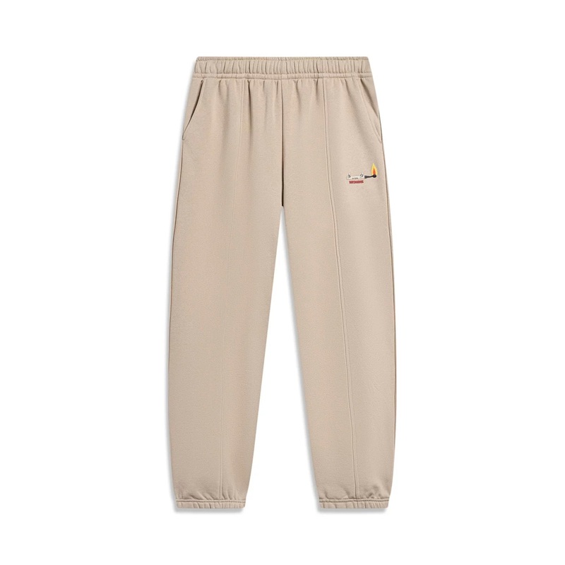 Unisex Trainingshose Pants Skateboarding Match hellbraun – AKLT949-2