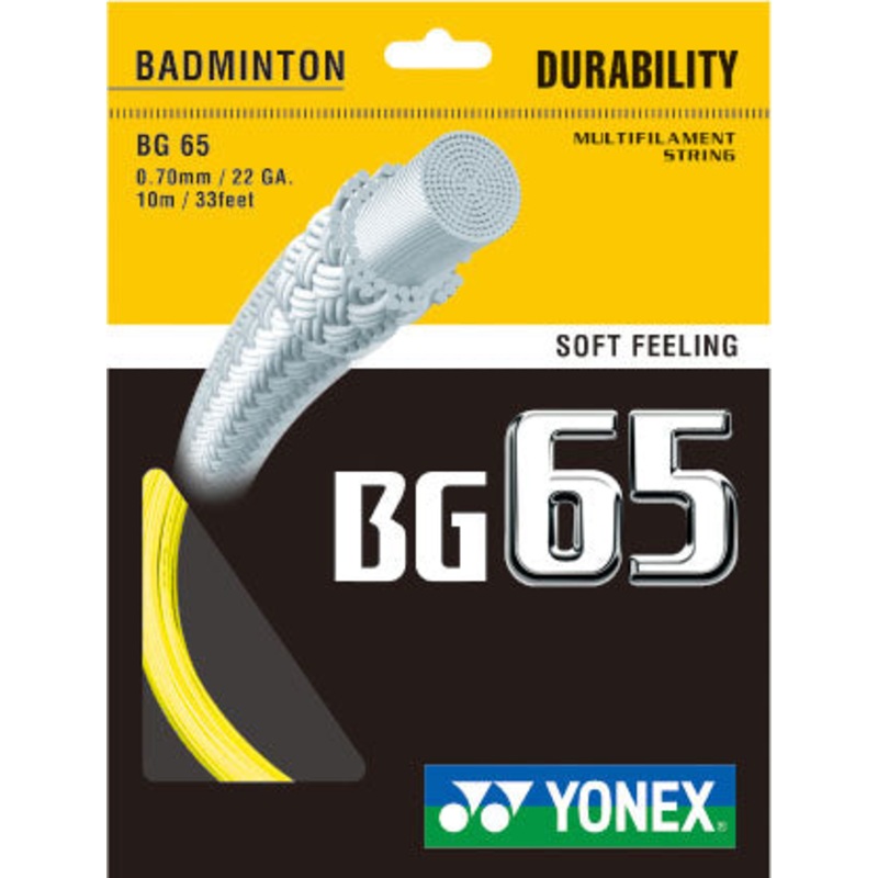 Yonex BG65 Badminton String [YELLOW]