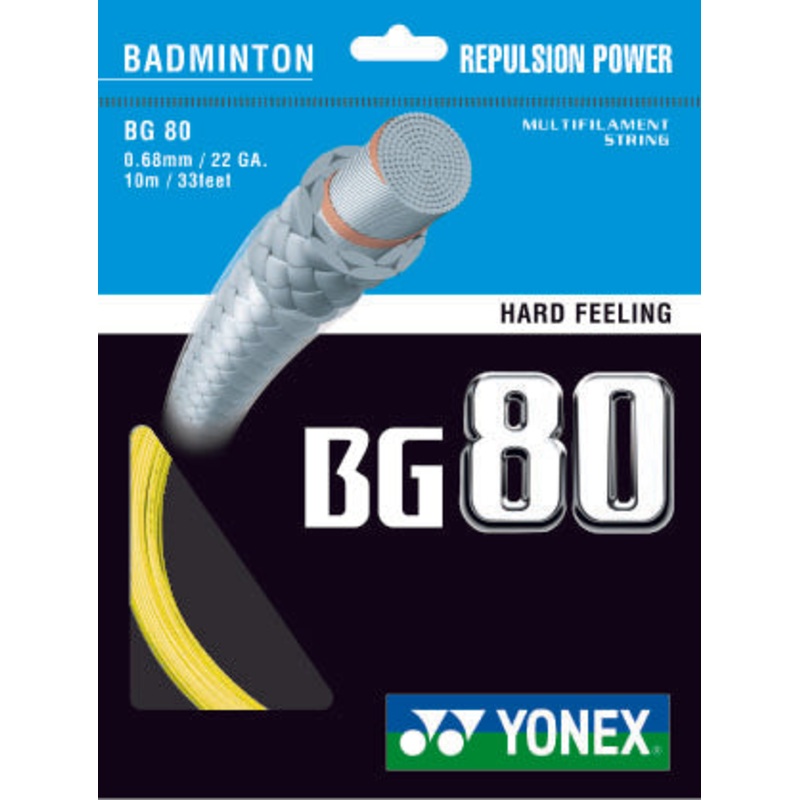 Yonex BG80 Badminton String [YELLOW]