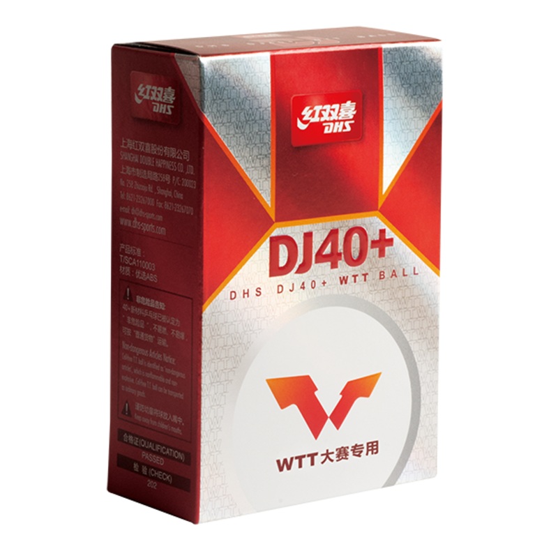 DHS Tischtennisball DJ40 WTT Wei (6 Pack) DXAR002-1/DXAV001-2