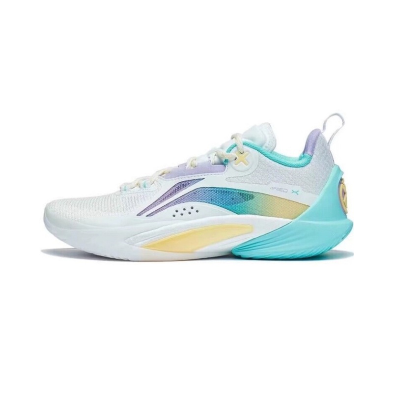 Herren Basketballschuh Speed X Premium – wei/lila – ABAT085-8