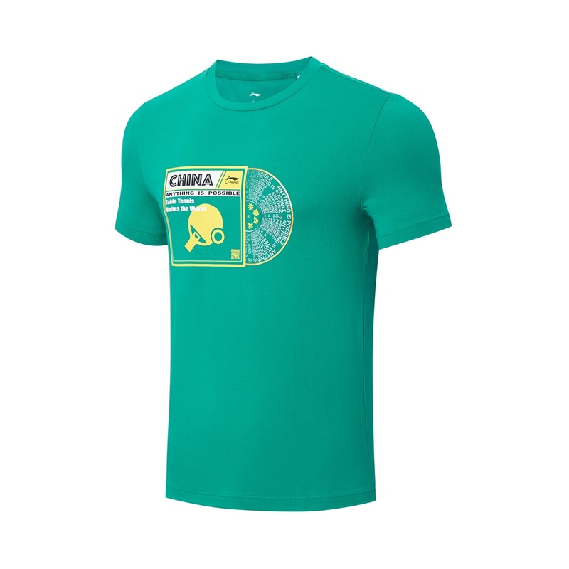 Herren Tischtennisshirt Vinyl grn – ATST027-4