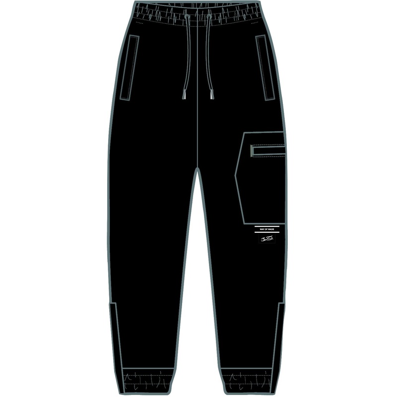 Unisex Basketball Freizeithose Wade Casual schwarz – AKQT011-1