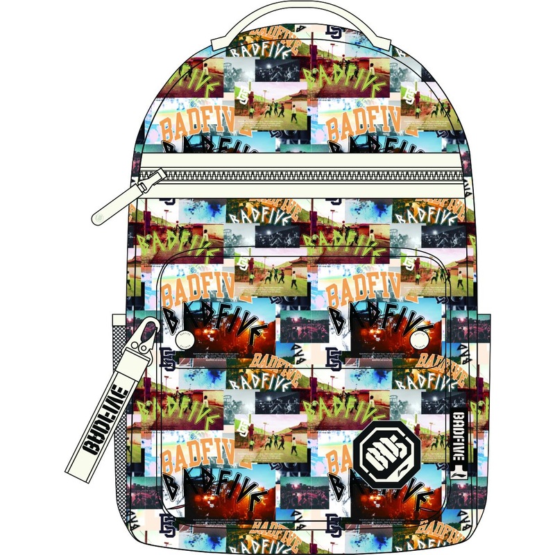 Unisex Basketball-Sport-Rucksack Badfive Anti-Warrior – allover – ABST055-3