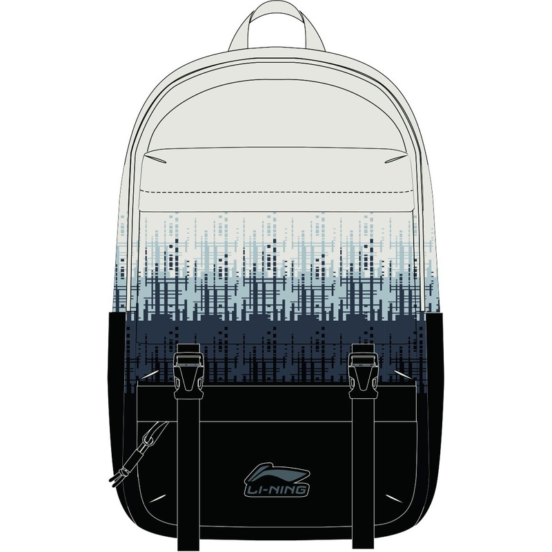 Unisex Basketball-Sport-Rucksack Li-Ning Classics  – ABST247-1 Schwarz-Wei
