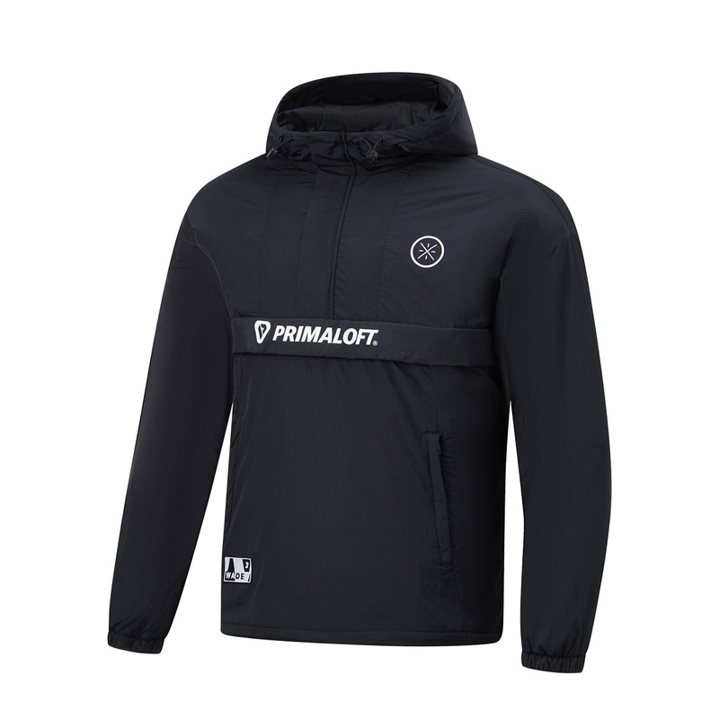 Unisex Jacke mit Kapuze Wade x Primaloft – schwarz – AJMT103-1