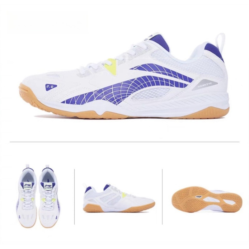 Unisex Tischtennisschuh Hawk Eye 2.0 – wei/blau – APTT005-1