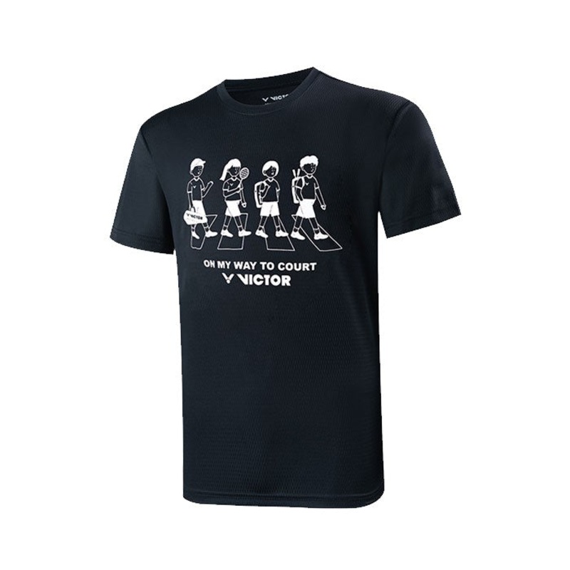 Victor T-15011C Kid’s T-Shirt [Black]