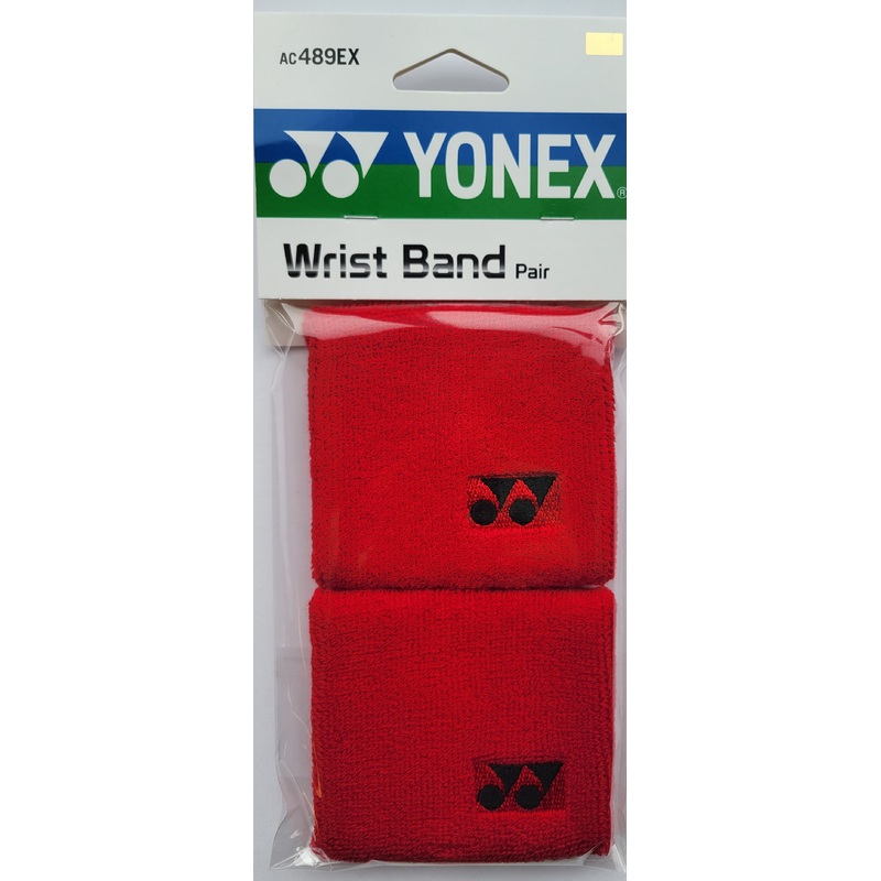 Yonex Wrist Band – AC489EX (2 Pack) [Red]