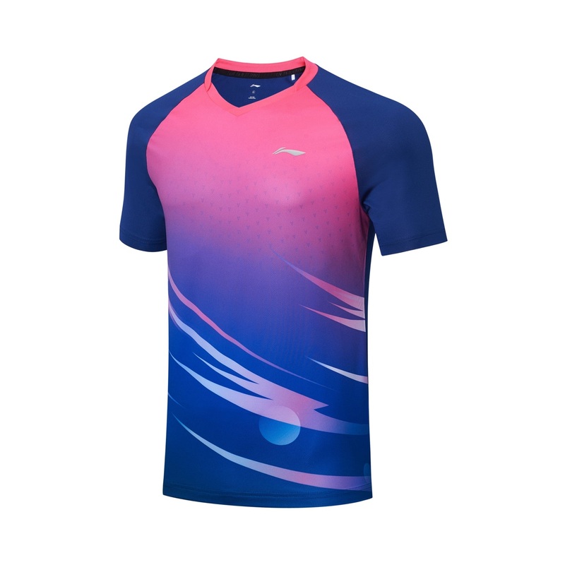 Tischtennis Herren Team Wettkampftrikot Topspin – blau-violett – AAYT031-1