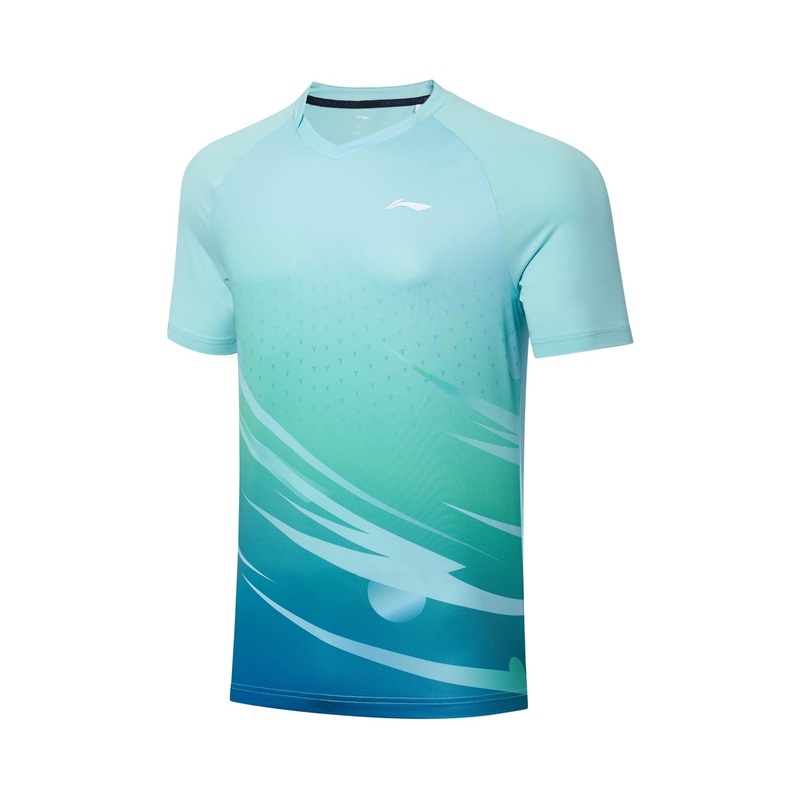Tischtennis Herren Team Wettkampftrikot Topspin – grn-blau – AAYT031-3