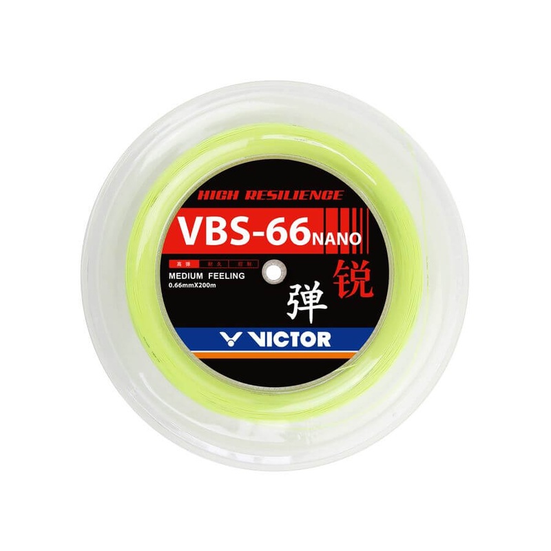 Victor VBS-66N Badminton String 200M Reel (White)