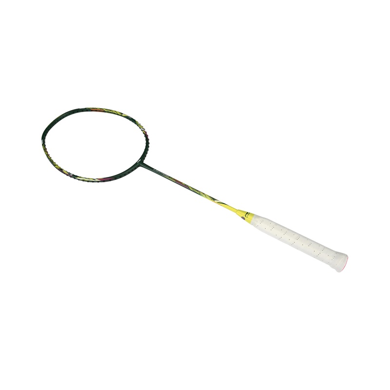 Badmintonschlger Lightning 2000 bespannt Gelb-Grn – AYPR014-3