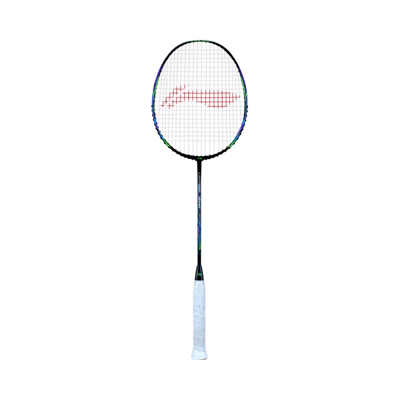 Badmintonschlger Lightning 3000 bespannt Grau-Schwarz – AYPQ132-3