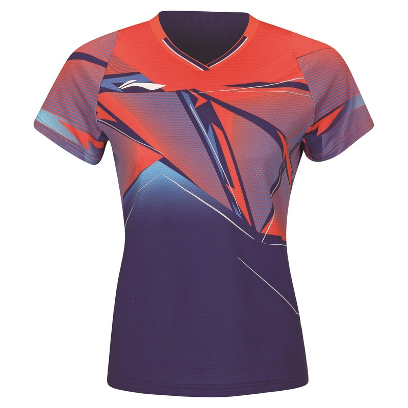 Damen Sportshirt International Players Blue-Orange – AAYS130-2