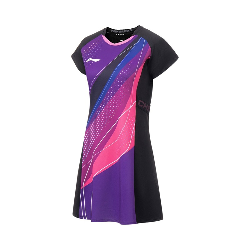 Damen Tischtennis Kleid Champion lila limited – ASKT080-1