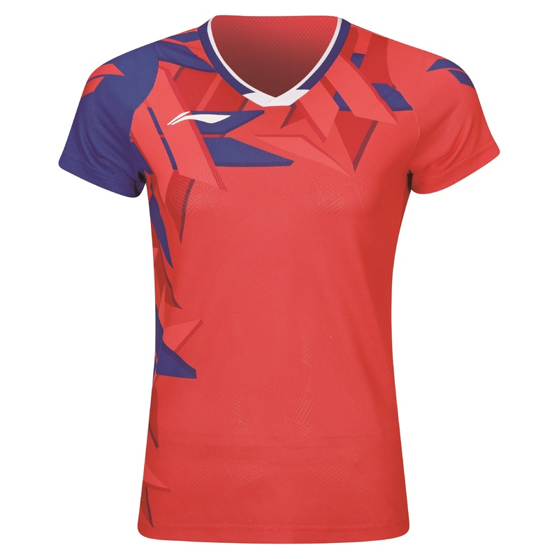 Damen Wettkampfshirt 5-Stars China Youth Team Rot – AAYS244-2