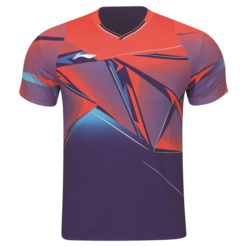 Herren Sportshirt International Players Blue-Orange – AAYS131-2