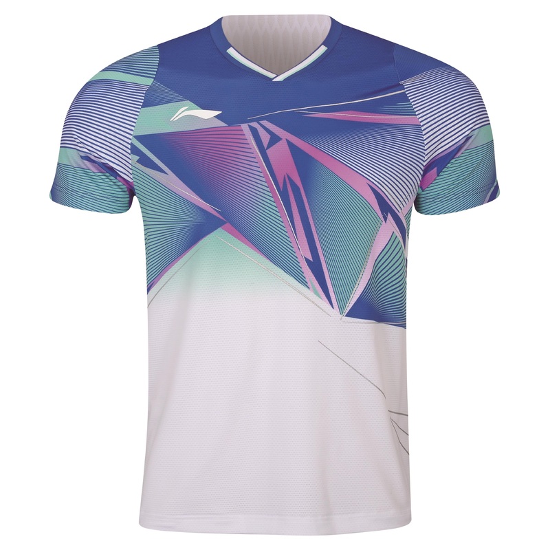 Herren Sportshirt International Players White-Blue – AAYS131-1