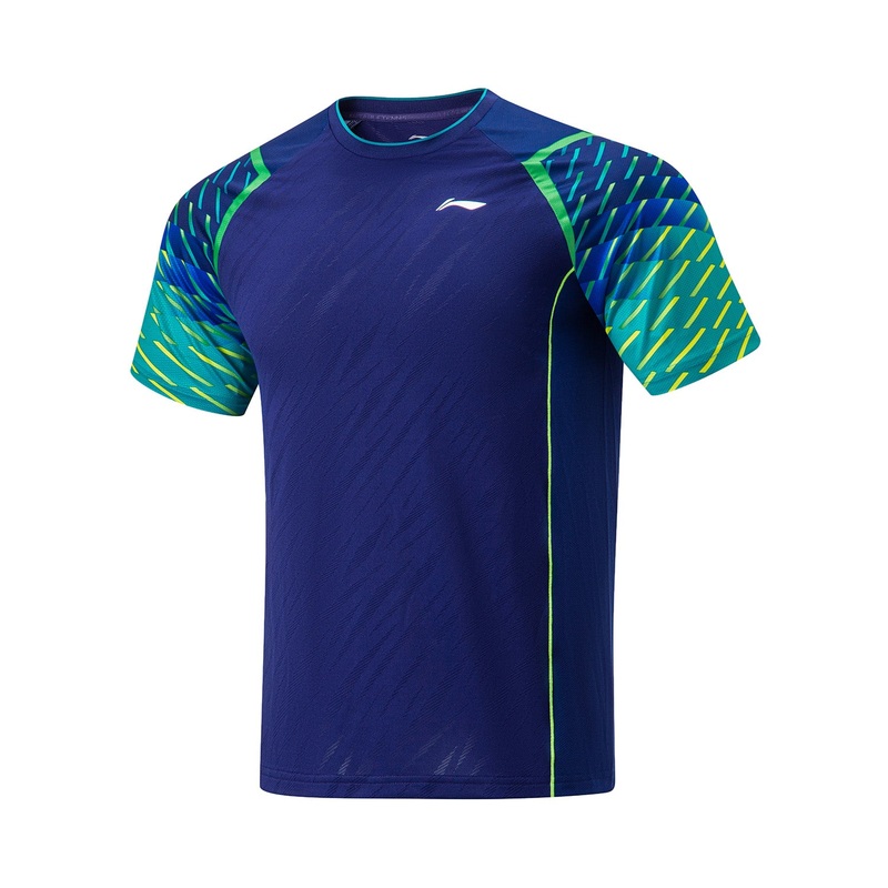 Tischtennis Herren China National-Team Wettkampftrikot Olympia Paris  Fan-Edition – blau – AAYU035-2
