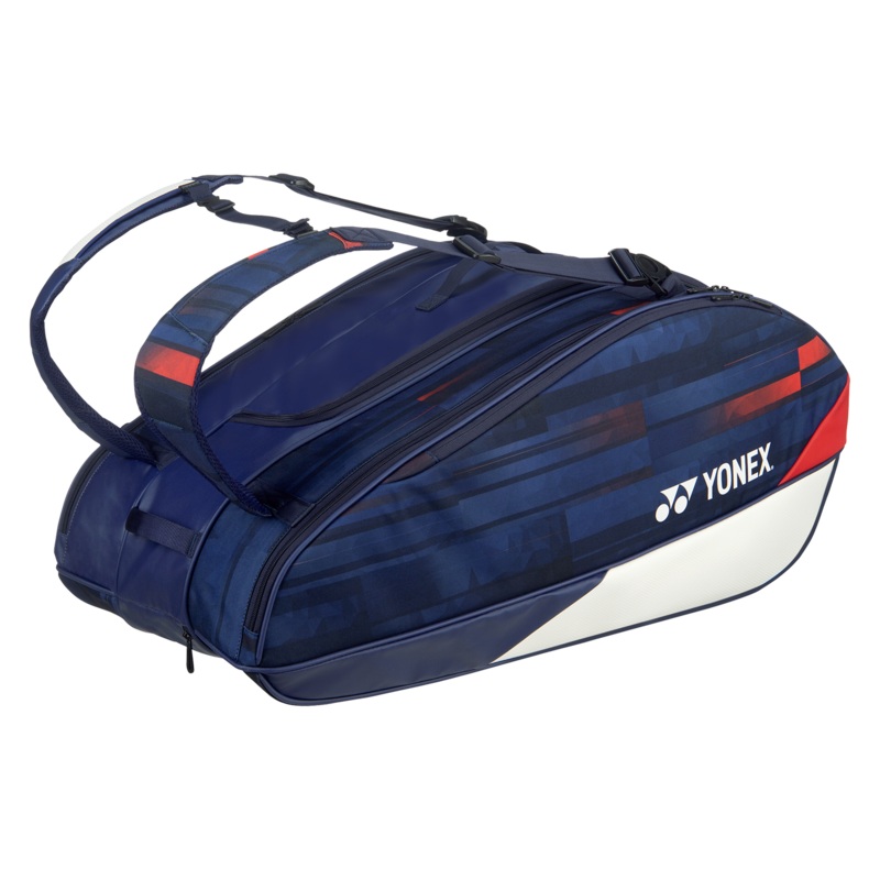 Yonex Limited Pro Racquet Bag (9 PCS) [White/Navy/Red]