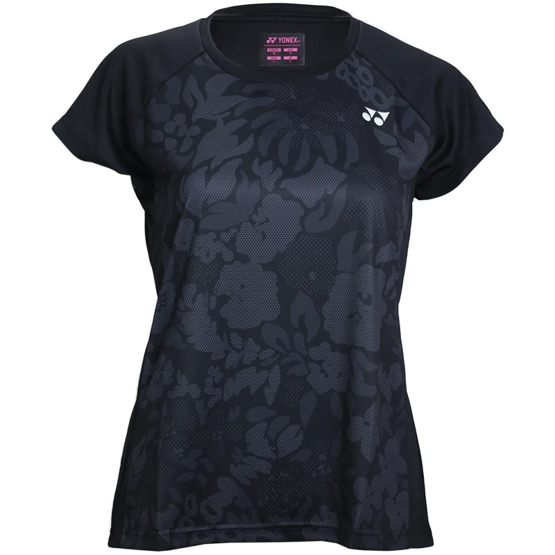 Yonex Women’s Intanton/Marin Badminton T-Shirt – 16633[Black]