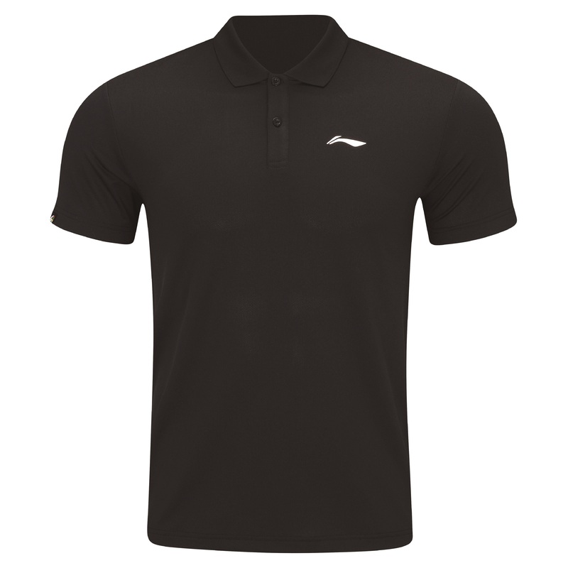 Herren Sport-Poloshirt Team-Line schwarz – APLR125-3