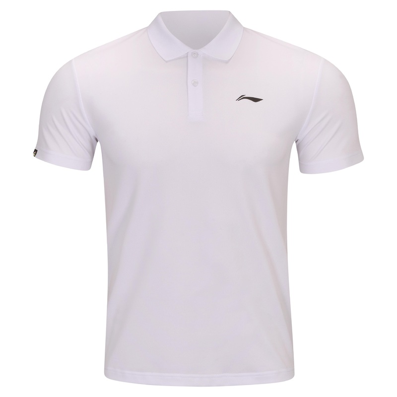 Herren Sport-Poloshirt Team-Line Wei – APLR125-1
