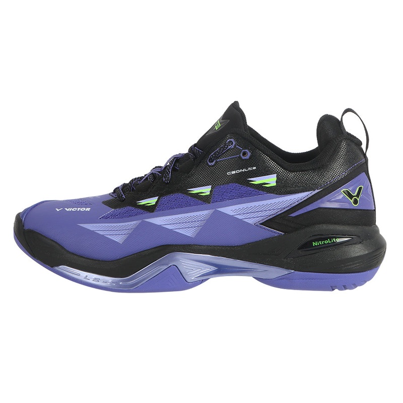 Victor C90NLite JC Badminton Shoes (Black Purple)