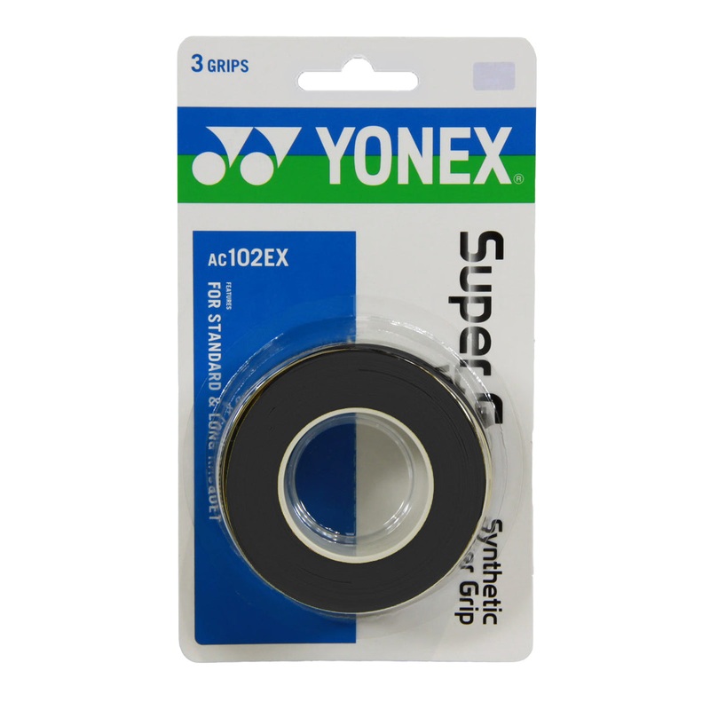 Yonex AC102EX Super Grap (3 wraps) Black
