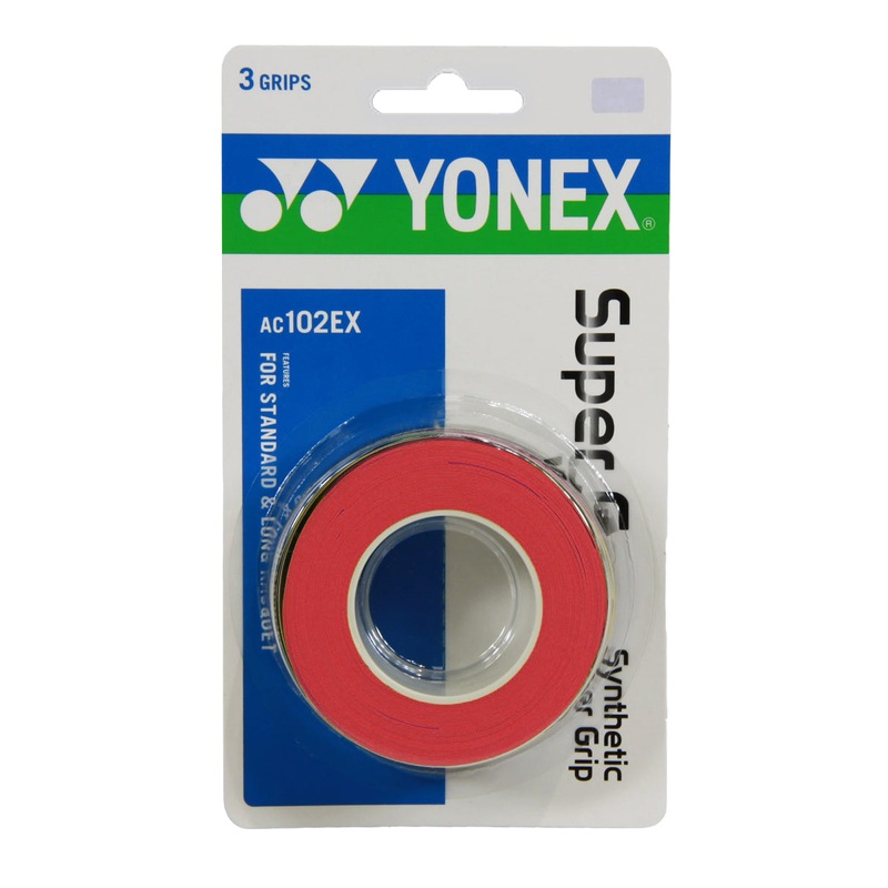 Yonex AC102EX Super Grap (3 wraps) Red