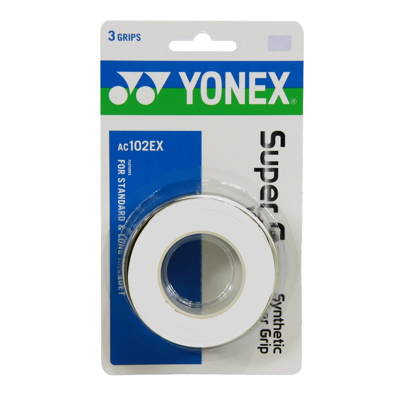Yonex AC102EX Super Grap (3 wraps) White
