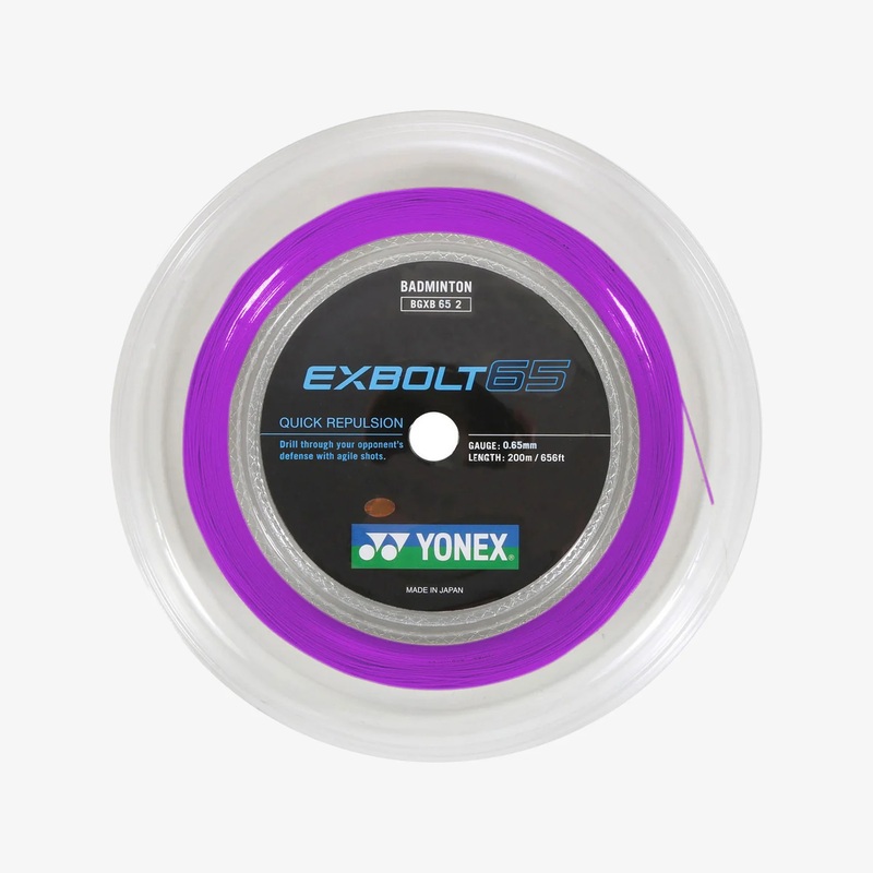 Yonex Exbolt 65 – 200m Badminton String Reel [Purple]