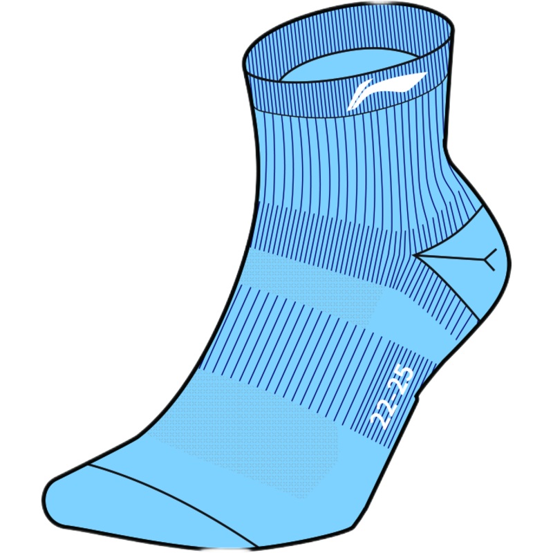 Damen Sportsocke Team hellblau – AWSS397-4