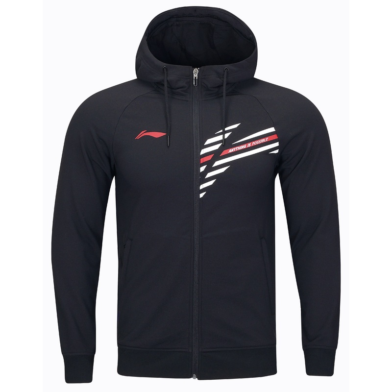 Herren Jacken-Hoody Li-Ning Style – schwarz – AWDT847-1