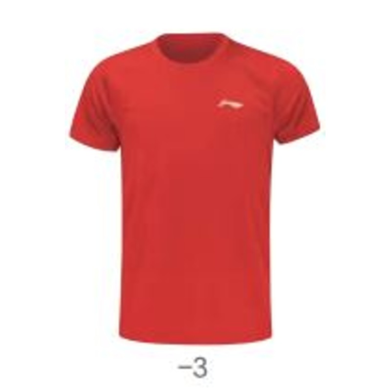 Kinder Sportshirt Team Line Logo rot – AHST348-3