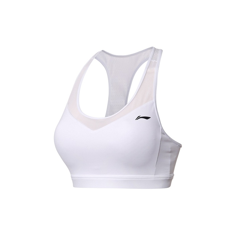 Klassischer Sport-BH wei, Medium Support – AUBN036-3