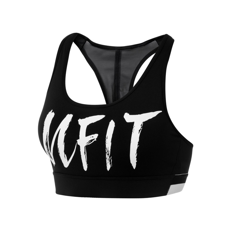 Medium Support SportBH LN FIT schwarz – AUBQ076-1