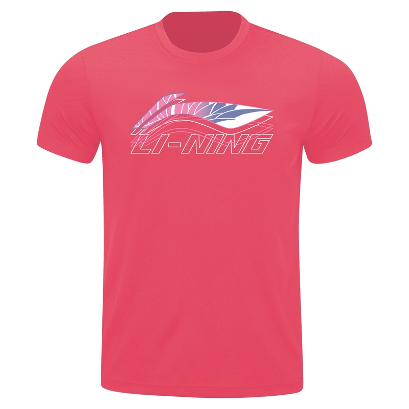 Unisex Sport-Shirt Logo-Color – Rot – AHST349-3