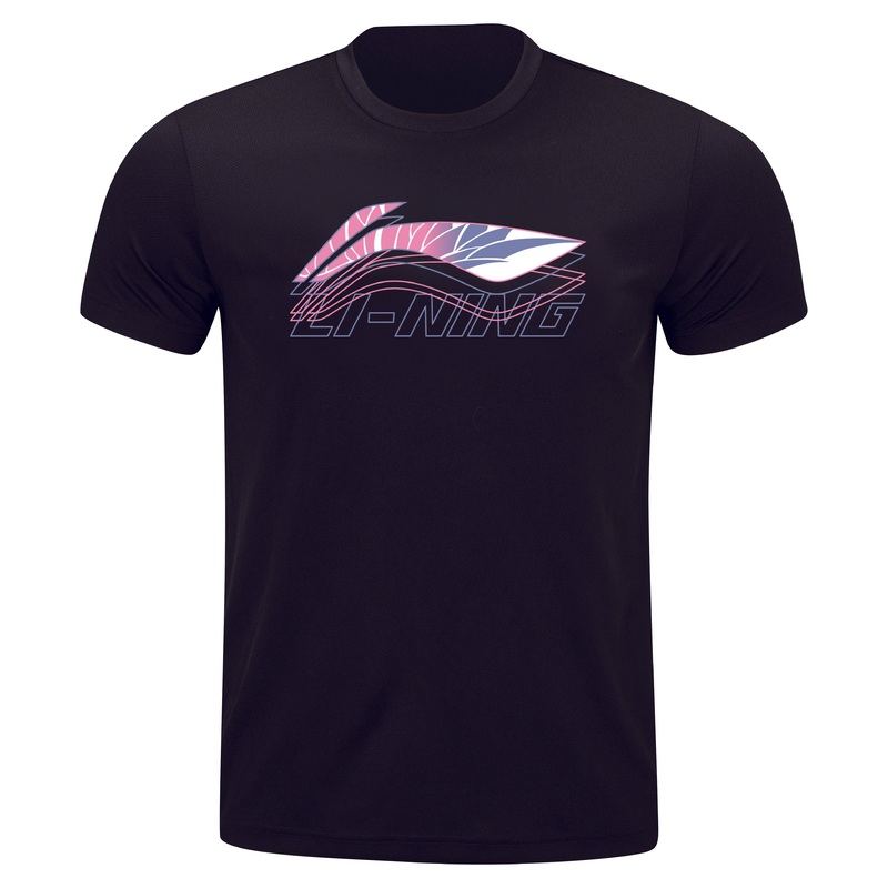 Unisex Sport-Shirt Logo-Color – Schwarz – AHST349-2
