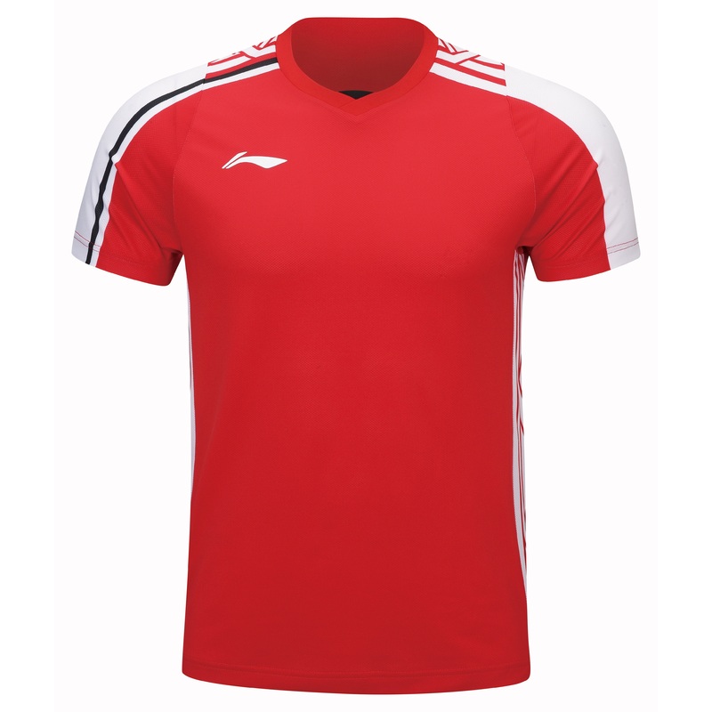 Unisex Sportshirt International Stars Fan-Edition rot/wei – AAYT055-2