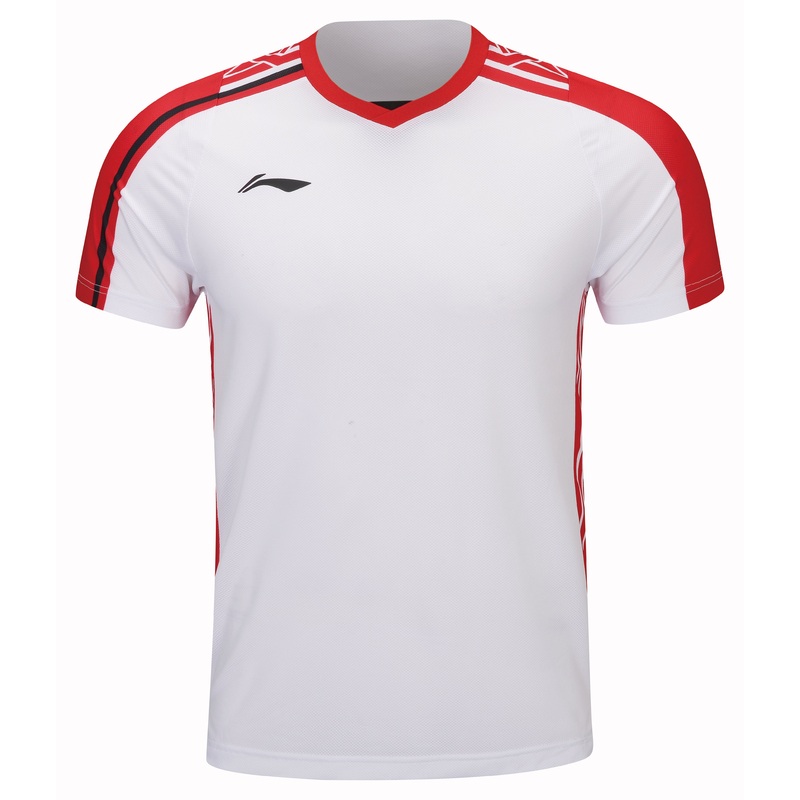 Unisex Sportshirt International Stars Fan-Edition wei/rot – AAYT055-1
